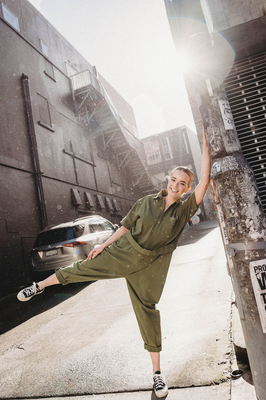 OLIVE JUMPSUIT